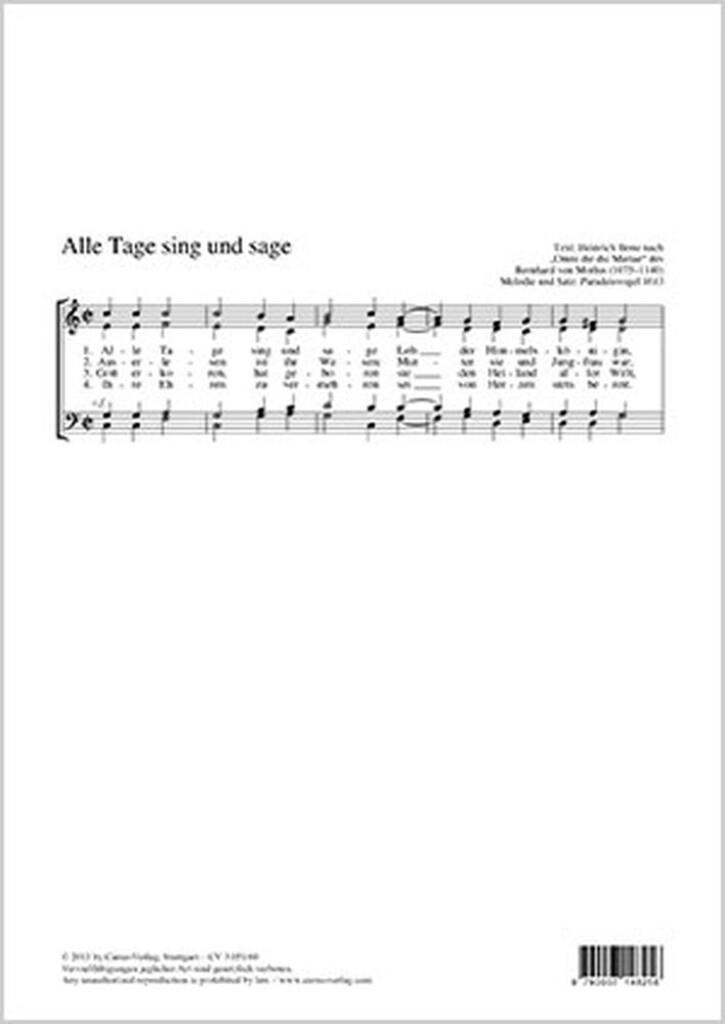 Alle Tage sing und sage